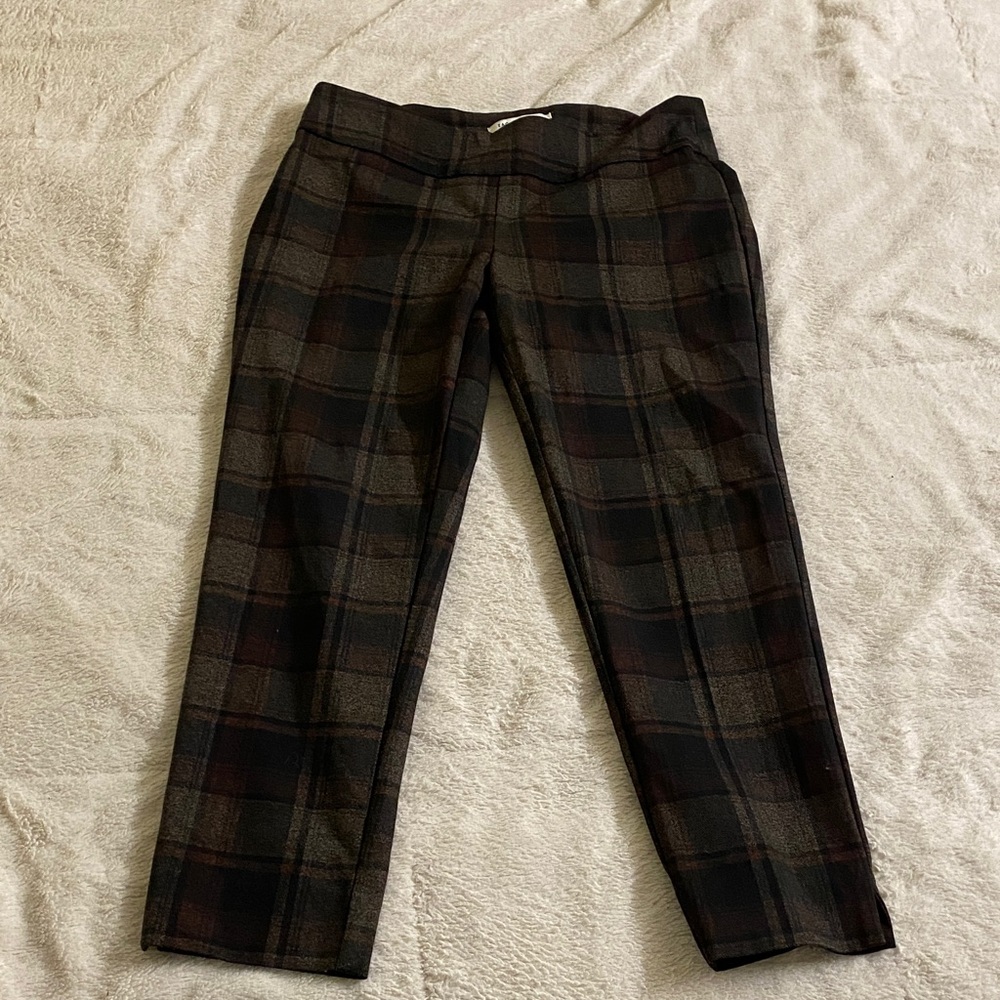 Zac & Rachel Men's Plaid Dress Pants - Black and Brown